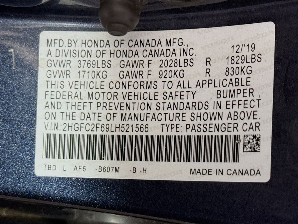 2020 Honda Civic LX