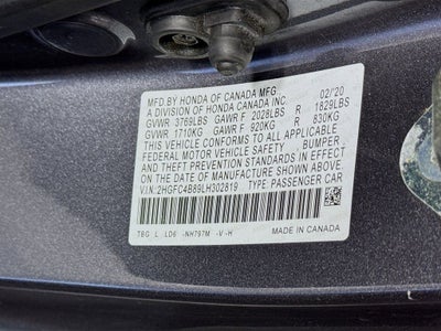 2020 Honda Civic Sport