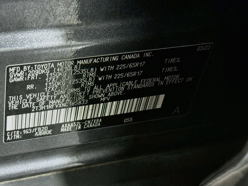 2022 Toyota RAV4 LE