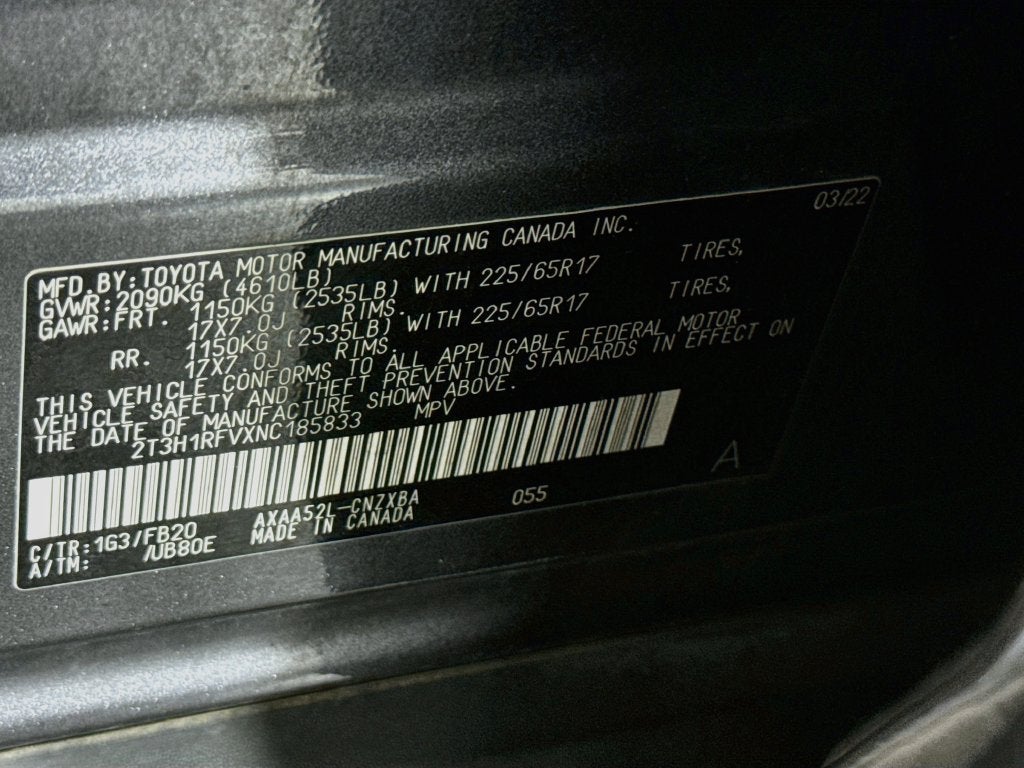 2022 Toyota RAV4 LE