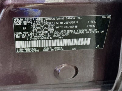2016 Toyota RAV4 Limited