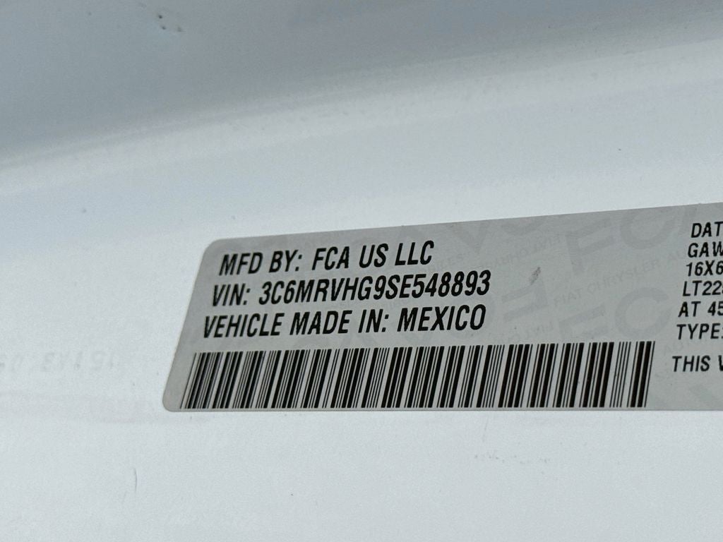 2025 RAM ProMaster 3500 High Roof 159 WB