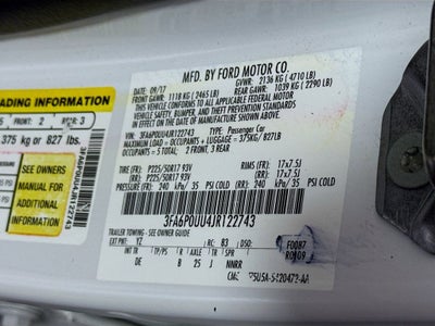 2018 Ford Fusion Hybrid S