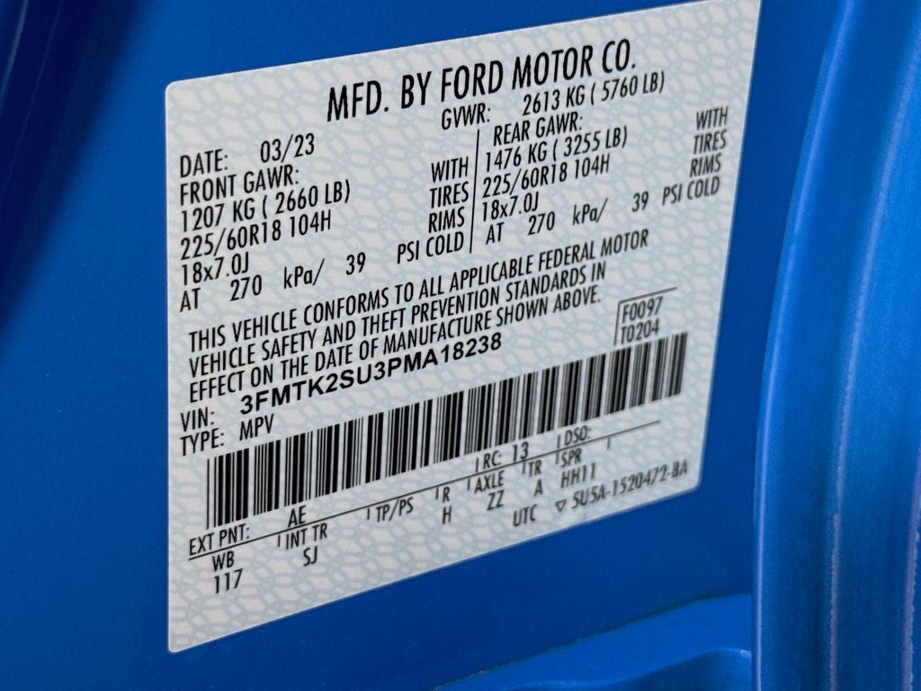 2023 Ford Mustang Mach-E California Route 1