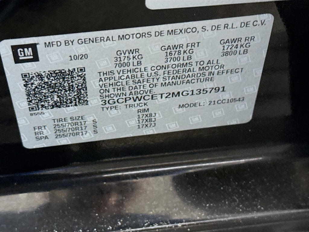 2021 Chevrolet Silverado 1500 LT
