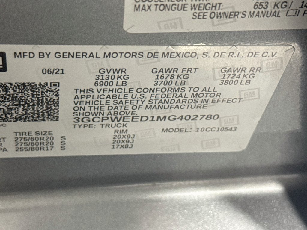 2021 Chevrolet Silverado 1500 LTZ