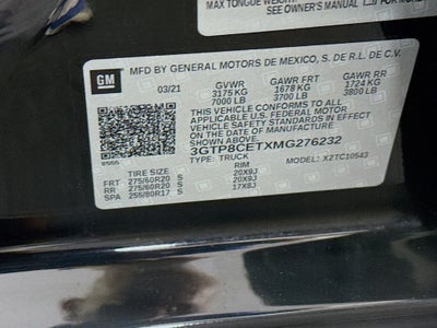 2021 GMC Sierra 1500 Elevation