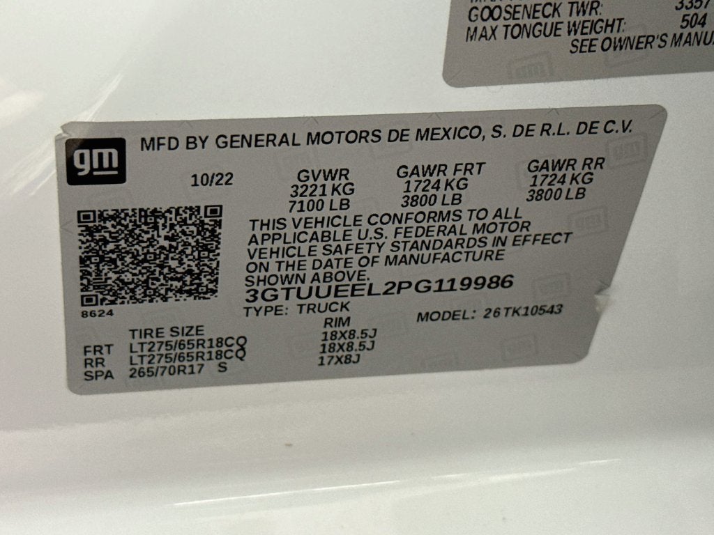 2023 GMC Sierra 1500 AT4