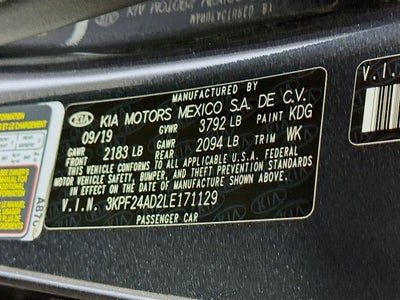 2020 Kia Forte LXS