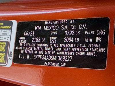 2021 Kia Forte GT-Line