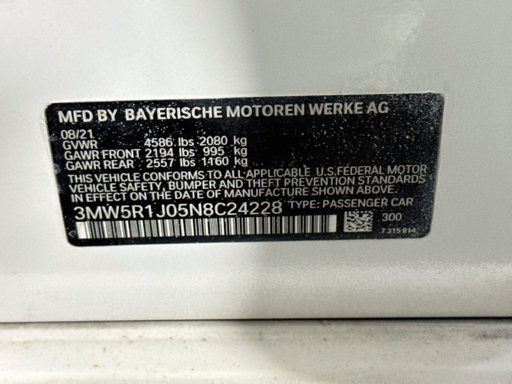 2022 BMW 3 Series 330i