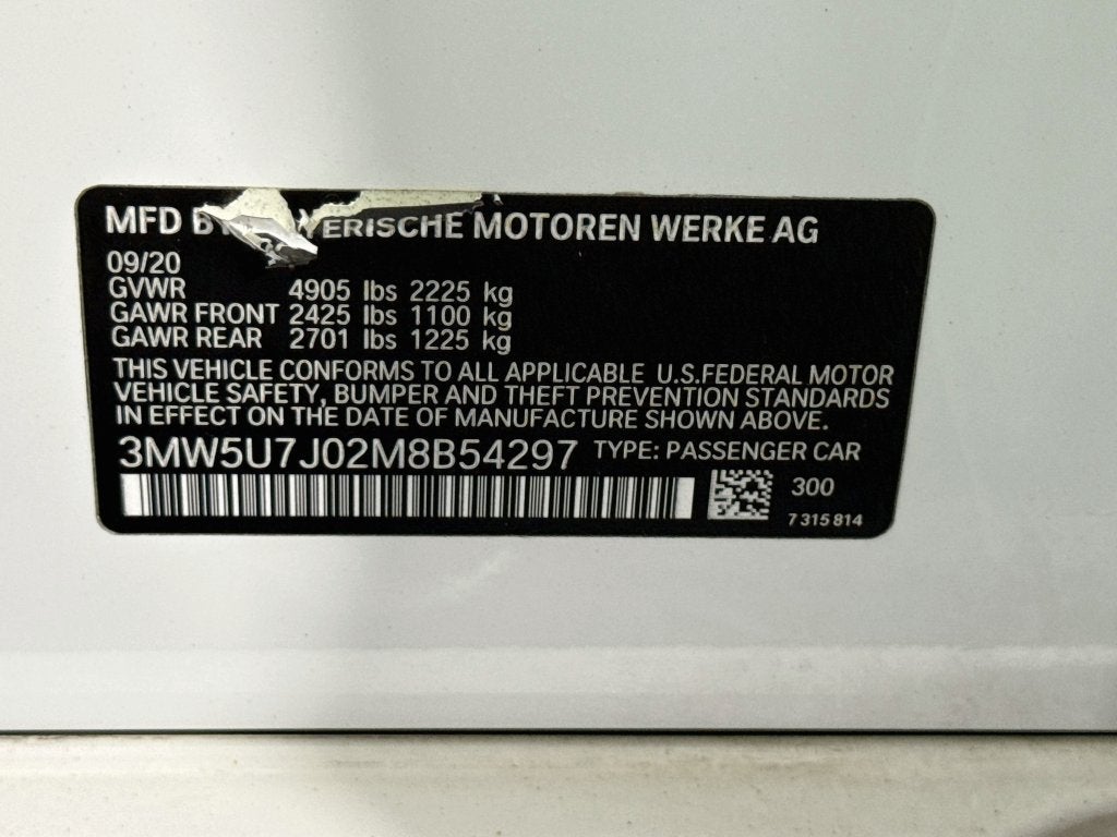 2021 BMW 3 Series M340i
