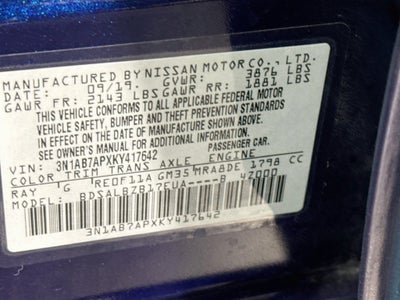 2019 Nissan Sentra S
