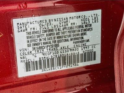 2023 Nissan Sentra SV
