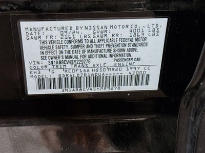 2025 Nissan Sentra SV