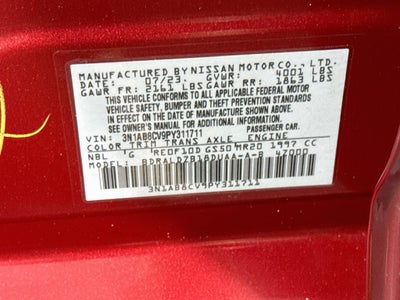 2023 Nissan Sentra SV