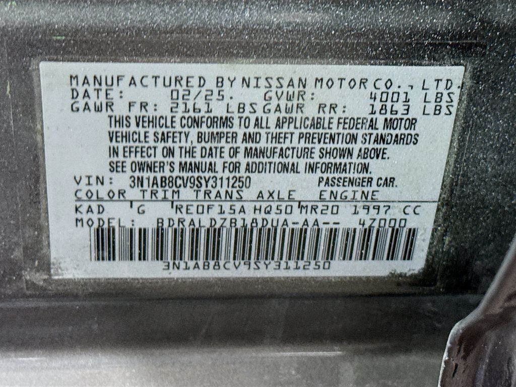 2025 Nissan Sentra SV