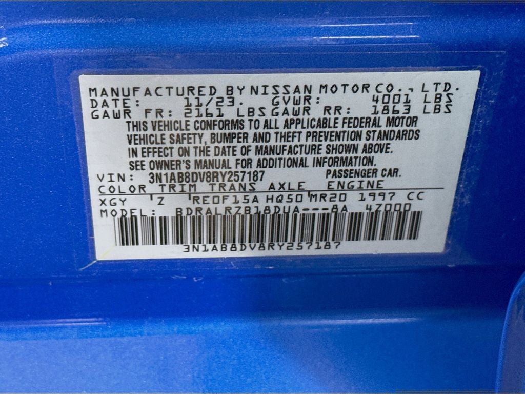 2024 Nissan Sentra SR