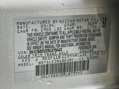 2024 Nissan Versa 1.6 S