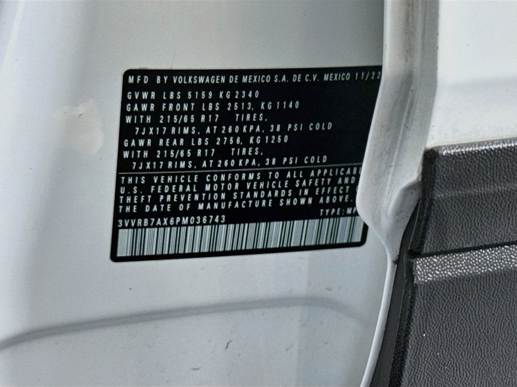 2023 Volkswagen Tiguan 2.0T S
