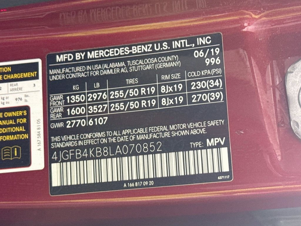 2020 Mercedes-Benz GLE GLE 350 4MATIC®