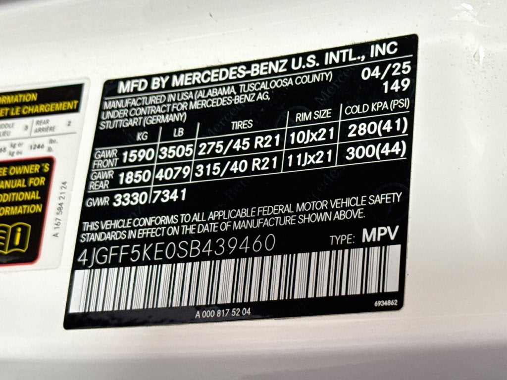 2025 Mercedes-Benz GLS GLS 450 4MATIC®
