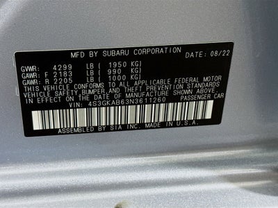 2022 Subaru Impreza Base