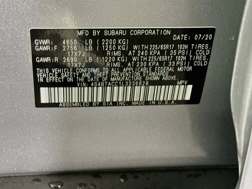 2020 Subaru Outback Premium