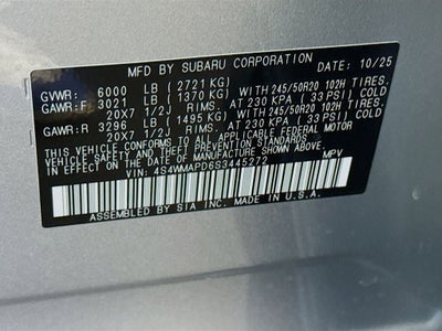 2025 Subaru Ascent Limited