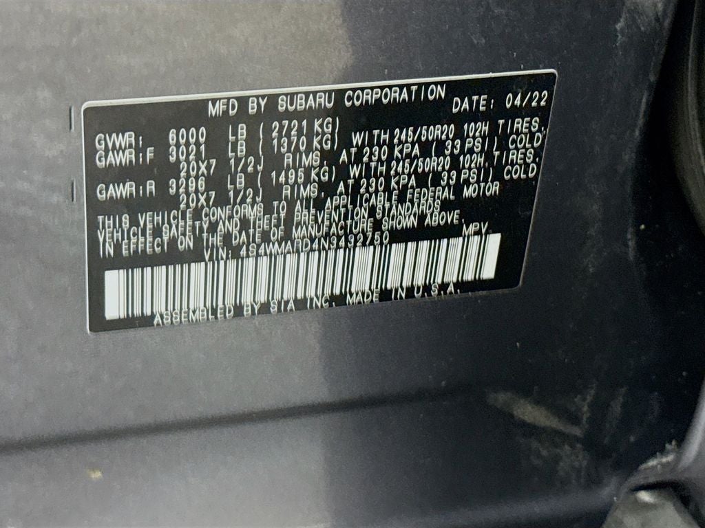 2022 Subaru Ascent Touring