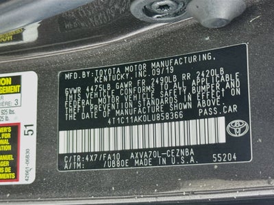 2020 Toyota Camry LE