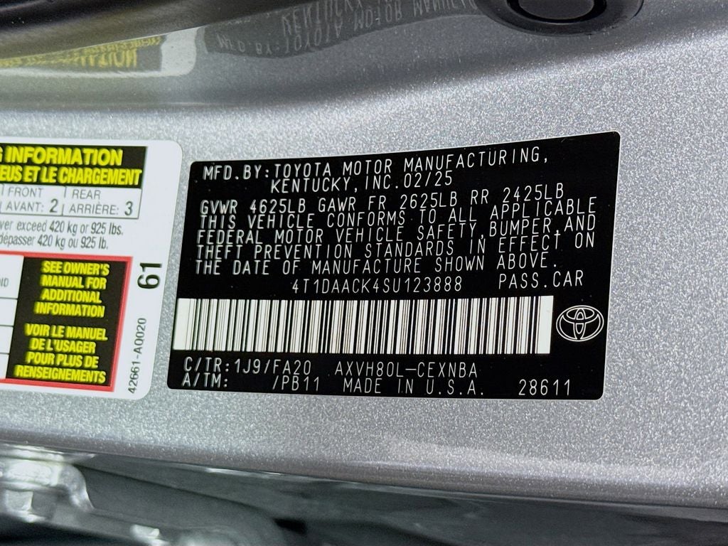 2025 Toyota Camry LE