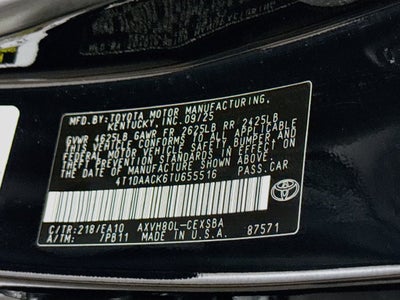 2026 Toyota Camry SE
