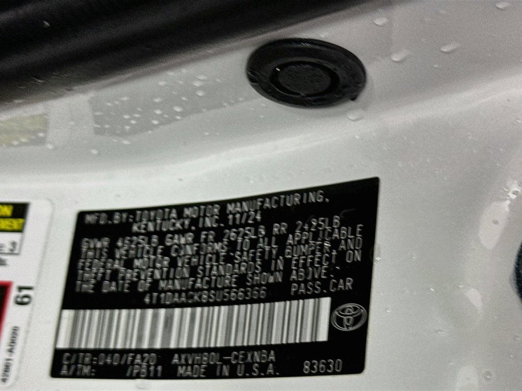 2025 Toyota Camry LE