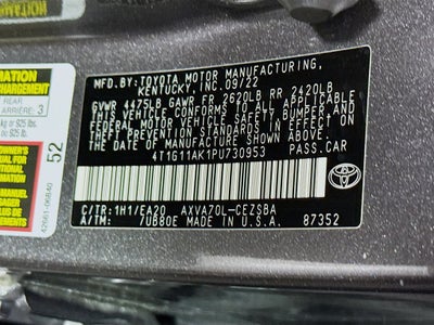 2023 Toyota Camry SE