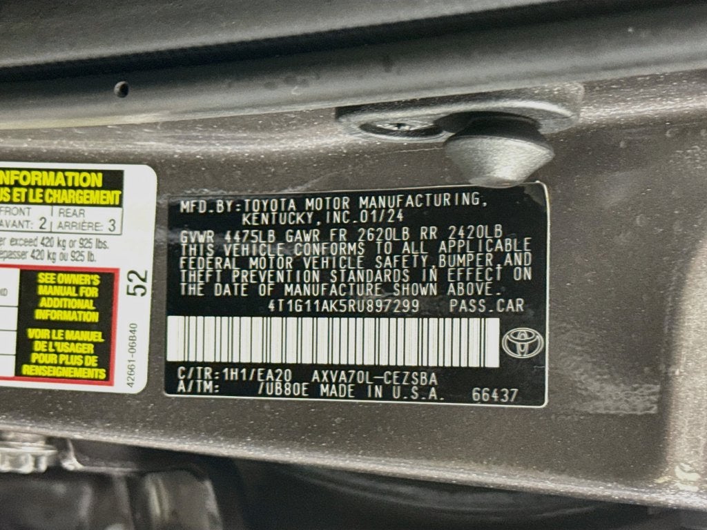 2024 Toyota Camry SE