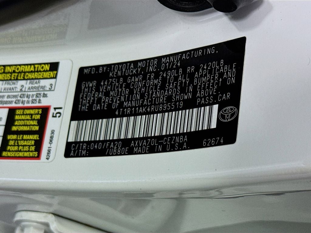 2024 Toyota Camry LE
