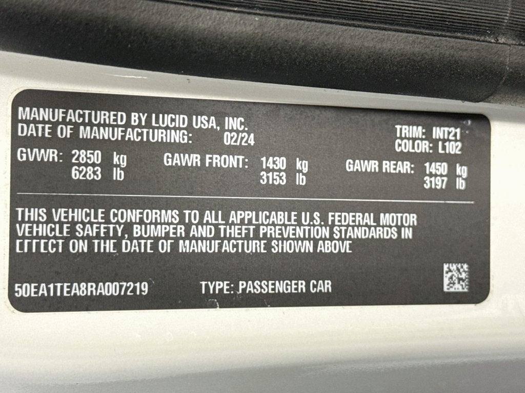2024 Lucid Air Touring