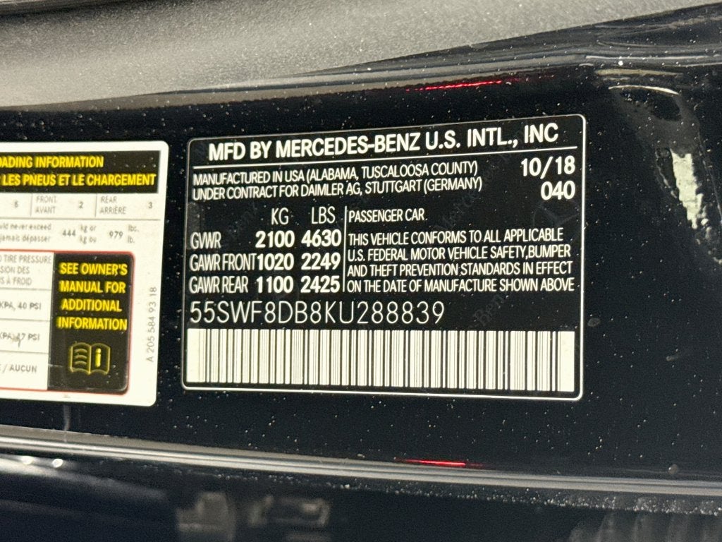 2019 Mercedes-Benz C-Class C 300