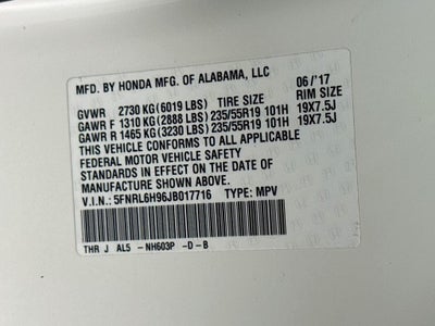 2018 Honda Odyssey Elite