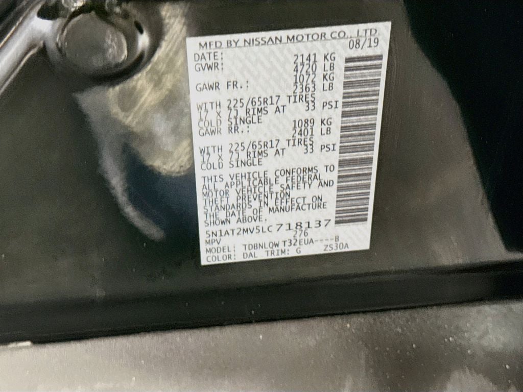 2020 Nissan Rogue SV
