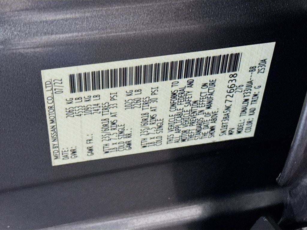 2022 Nissan Rogue SV