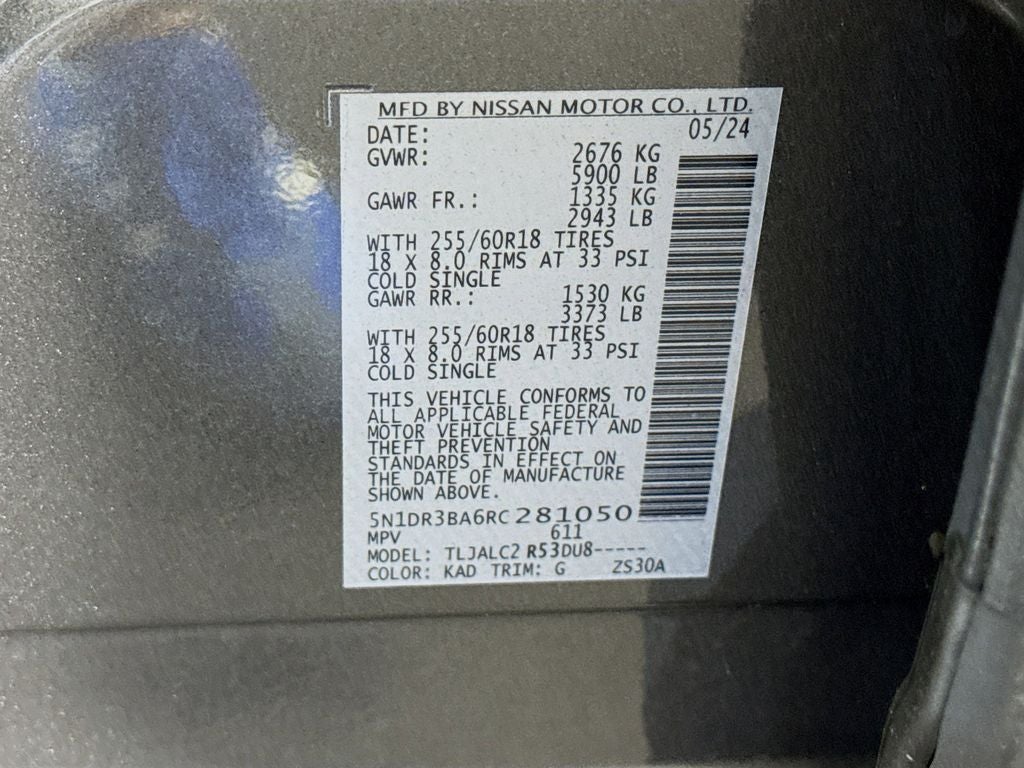 2024 Nissan Pathfinder SV