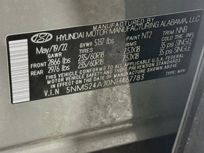 2022 Hyundai Santa Fe SEL