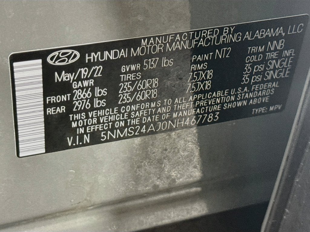 2022 Hyundai Santa Fe SEL