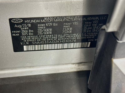 2019 Hyundai Santa Fe SEL Plus