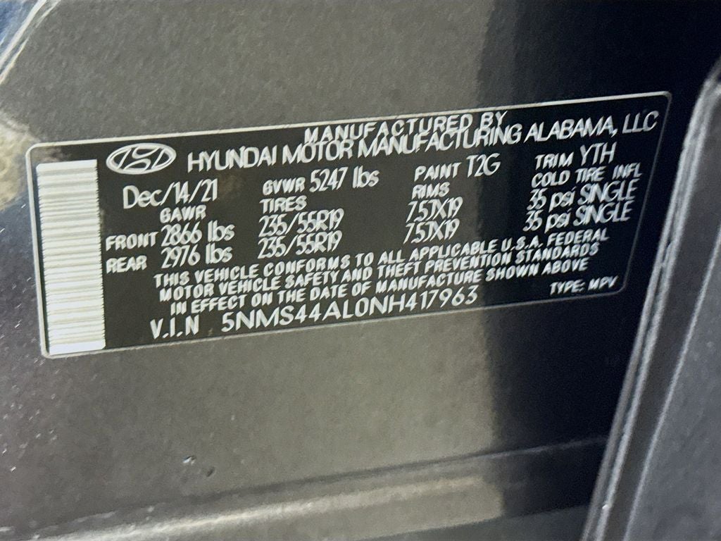 2022 Hyundai Santa Fe Limited
