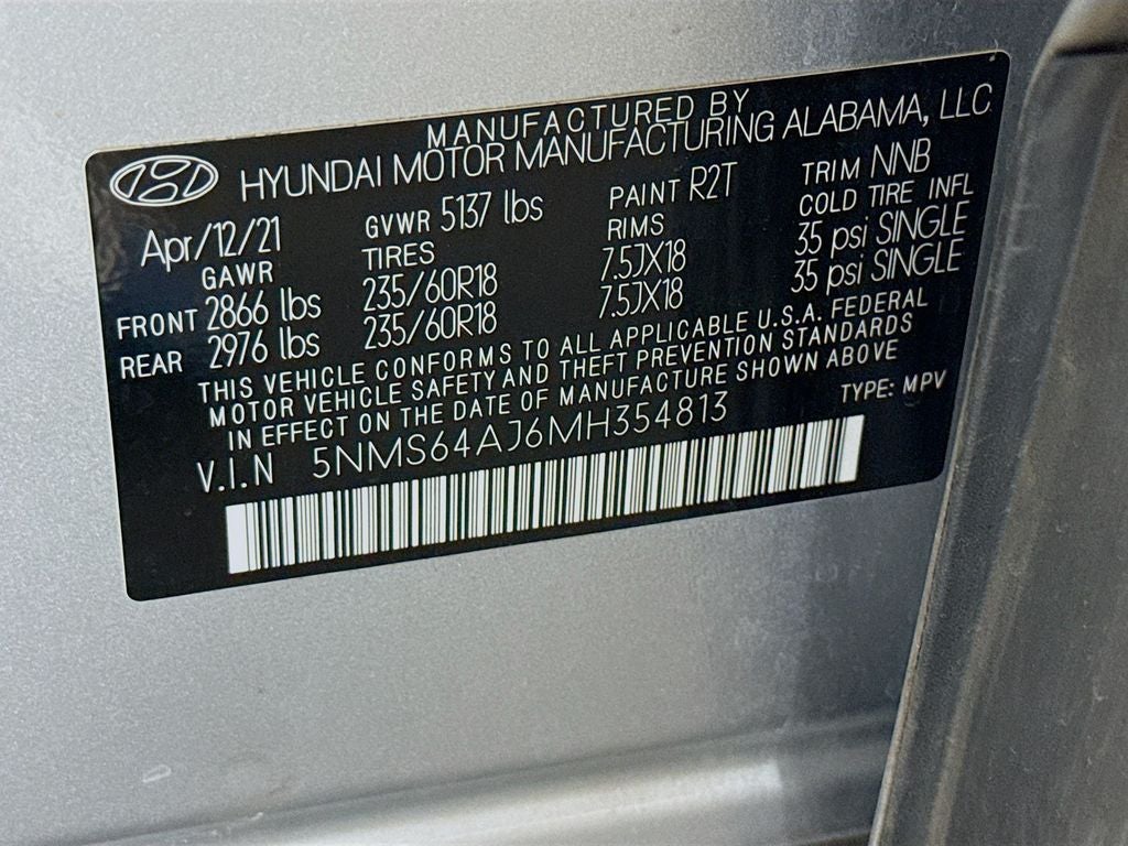 2021 Hyundai Santa Fe SEL