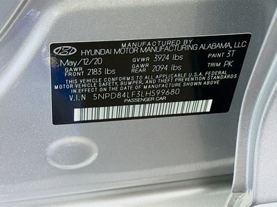 2020 Hyundai Elantra SEL