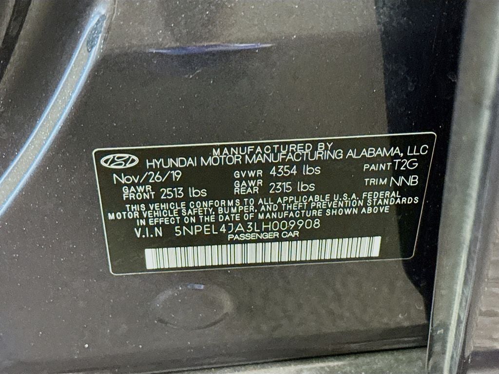 2020 Hyundai Sonata SEL